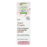 So'Bio Etic Nutri Coco, cremă de față ușoară și calmantă, piele uscată și normală, 50 ml