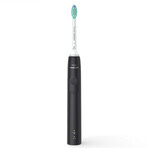 Philips Sonicare 3100 Series, brosse à dents sonique avec étui, HX3673/14, noir, 1 pièce