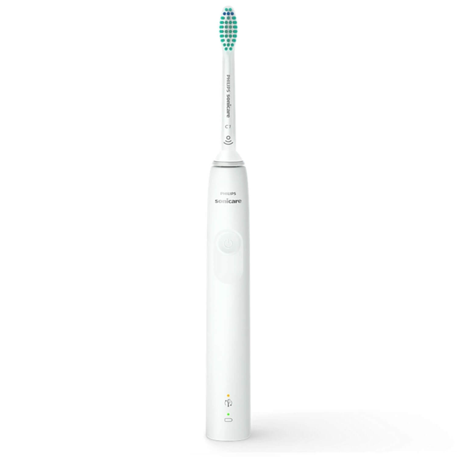 Philips Sonicare 3100 Series, periuță de dinți sonică cu husă, HX3673/13, alb, 1 buc