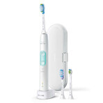 Philips Sonicare ProtectiveClean 4700, periuță de dinți sonică cu husă, HX6483/52, alb, 1 buc