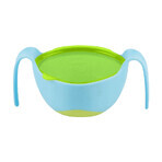 B.Box, bowl with straw for learning to eat independently, Ocean Breeze, from 12 months, 400 ml