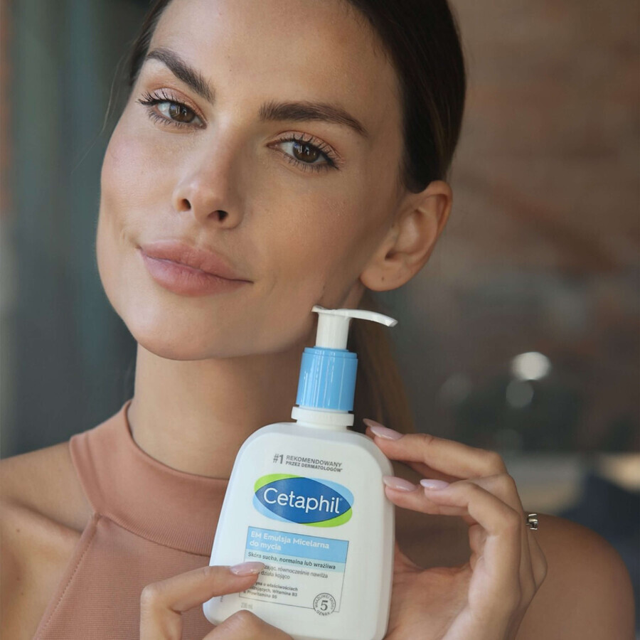 Cetaphil EM, Emulsie micelară pentru piele sensibilă, pentru întreaga familie, 236 ml