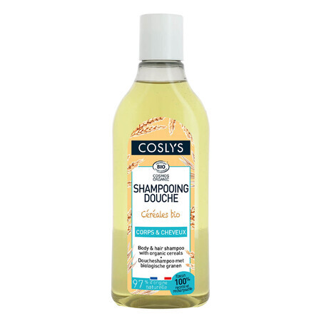 Coslys, șampon energizant 2 în 1 și gel de duș cu cereale, 250 ml