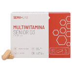 SEMA Lab Multivitamin Senior D3, 60 comprimate filmate