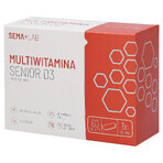 SEMA Lab Multivitamin Senior D3, 60 comprimate filmate