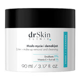 DrSkin Clinic, Gezichtsboter, Was- en make-up remover, verzachtende bestanddelen 77%, vitamine E, vruchtenolie 1%, 90 ml