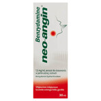 Benzidamină neo-angină 1,5 mg/ml, spray oral, soluție, 30 ml