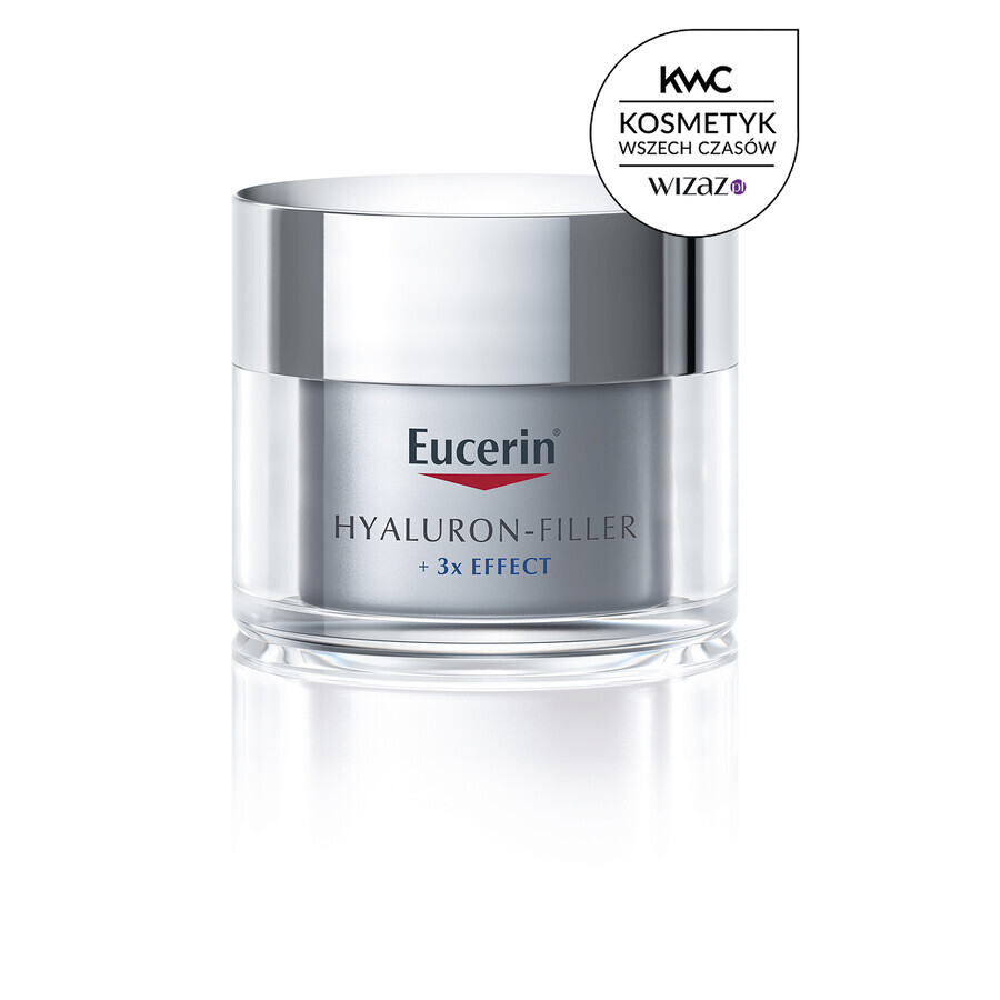 Eucerin Hyaluron-Filler, cremă de noapte antirid cu acid hialuronic, 50 ml