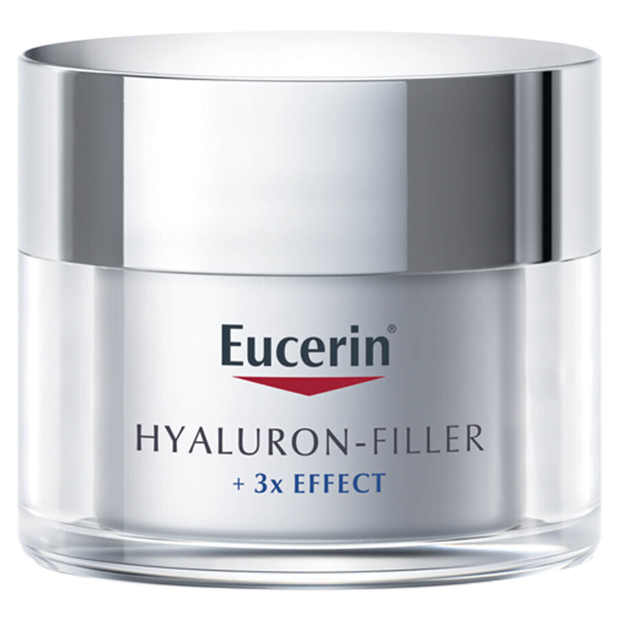 Eucerin Hyaluron-Filler, cremă de noapte antirid cu acid hialuronic, 50 ml