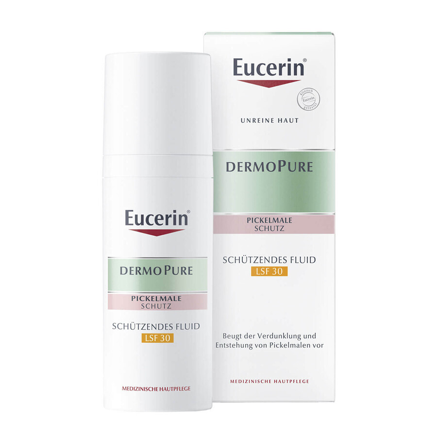 Eucerin DermoPure, protective cream-fluid for skin with imperfections and acne-prone skin, SPF 30, 50 ml