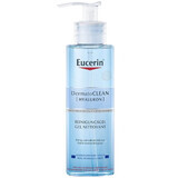 Eucerin DermatoClean [Hyaluron], gel de curățare facială pentru ten normal, mixt și sensibil, 200 ml