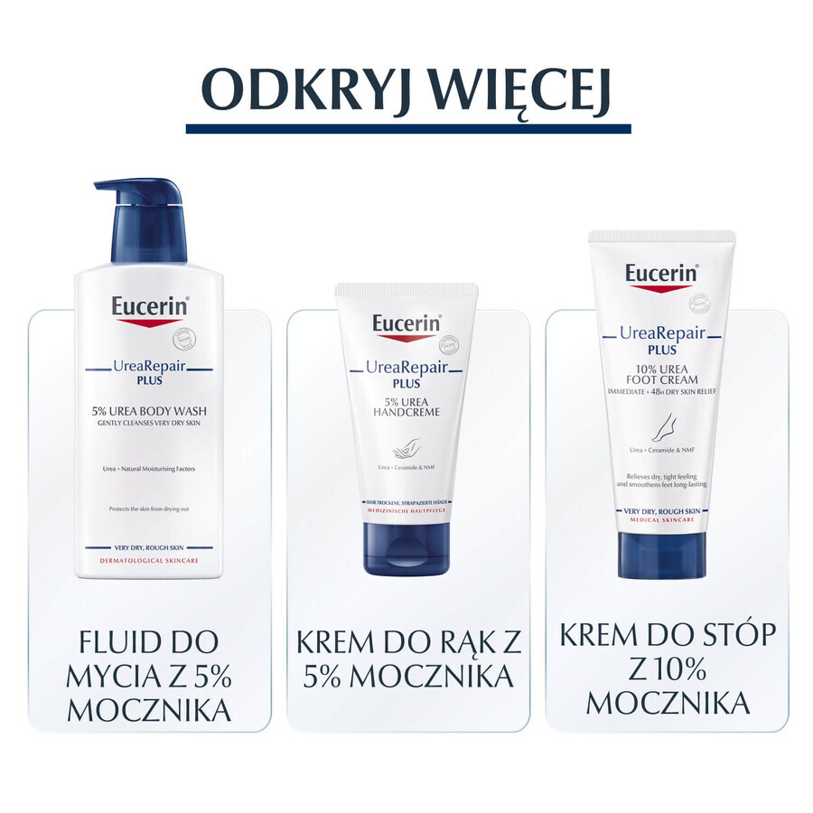 Eucerin UreaRepair Plus, emulsie corporală cu 10% uree pentru piele foarte uscată și aspră, 400 ml