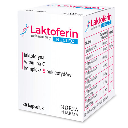 Lattoferrina Nucleo, 30 capsule