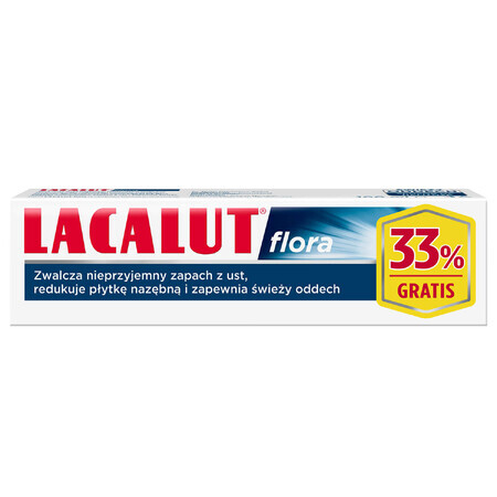 Lacalut Flora, tandpasta, frisse adem, 100 ml