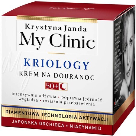 Janda My Clinic Kriology 50+, crema facial antes de acostarse, 50 ml