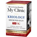 Janda My Clinic Cryology 70+, cremă de ochi, orhidee japoneză, peptide, 15 ml