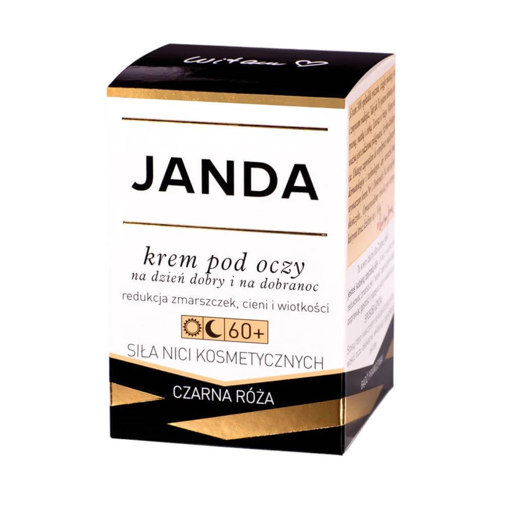 Janda Strength of Cosmetic Threads 60+, cremă de ochi pentru o dimineață bună și o noapte bună, trandafir negru, 15 ml