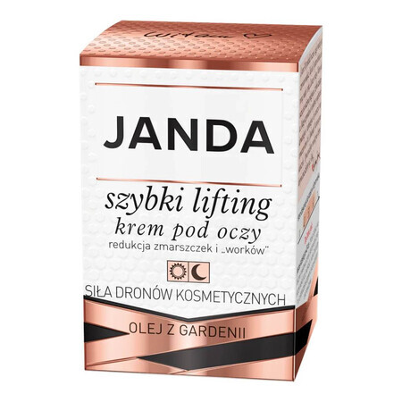 Janda Szybki Lifting, cremă de ochi, zi și noapte, ulei de gardenia, 15 ml