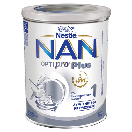 Nestle NAN Optipro Plus 1 HM-5, lapte pentru sugari pentru bebeluși de la naștere, 800 g