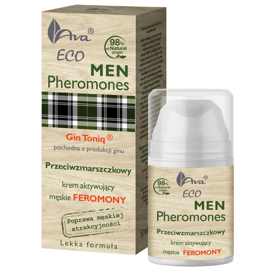 Ava Eco Men Pheromones, cremă de față antirid, 50 ml