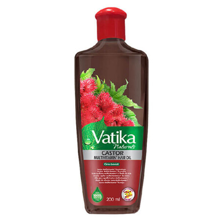 Vatika Naturals, ulei de ricin pentru creșterea părului, 200 ml