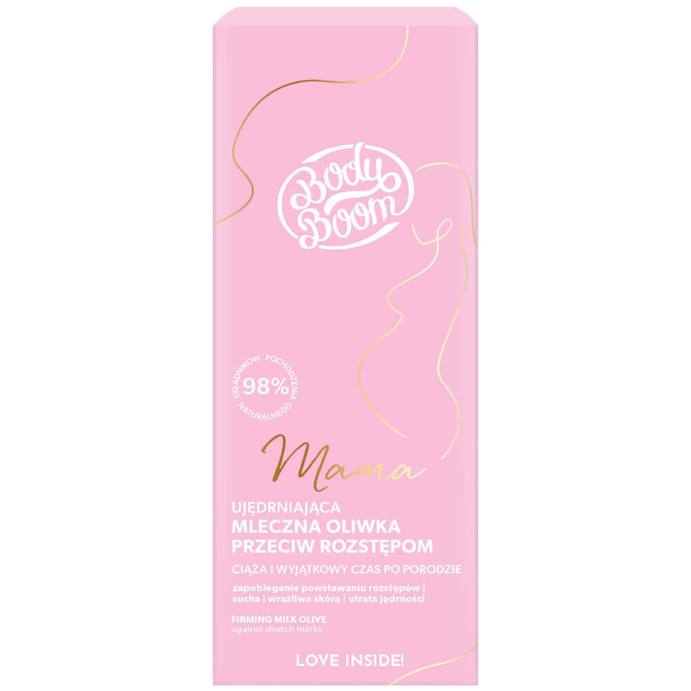 BodyBoom Mama, ulei de lapte anti-stretch mark, 90 g