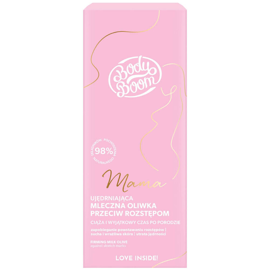 BodyBoom Mama, ulei de lapte anti-stretch mark, 90 g