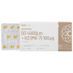 SEMA Lab Vitamin D3 4000 IU + K2 (MK-7) 100 µg, 60 Weichkapseln