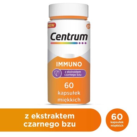 Centrum Immuno cu extract de soc, 60 capsule moi