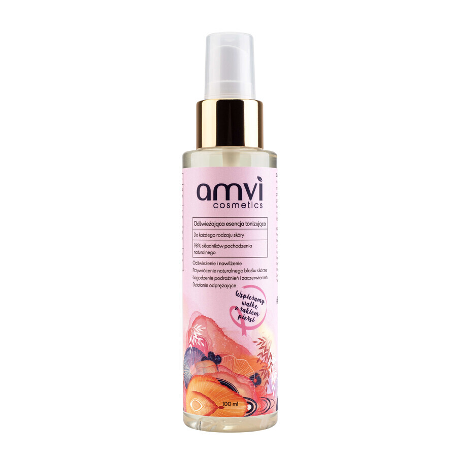 Amvi Cosmetics, esencia tonificante refrescante, 100 ml