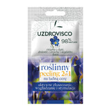 Uzdrovisco Violeta, peeling activo con plantas 2en1, para un cutis bonito, 2 x 5 ml