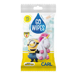 GoWipes Minions, toallitas húmedas para niños, 15 piezas