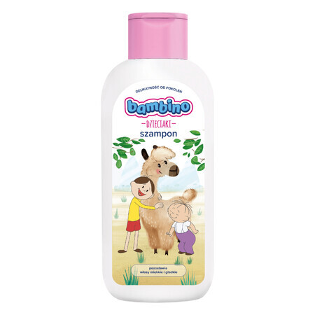 Bambino Kids, șampon pentru păr, Bolek și Lolek și alpaca, de la 1 an, 400 ml.