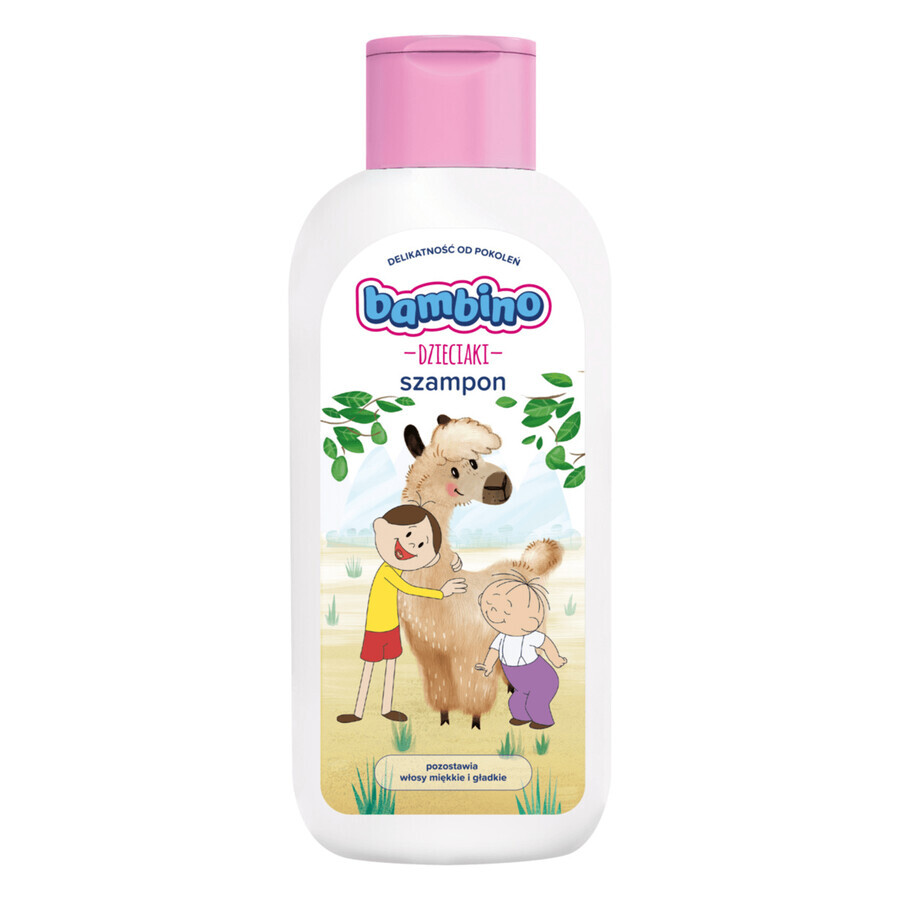 Bambino Kids, șampon pentru păr, Bolek și Lolek și alpaca, de la 1 an, 400 ml.