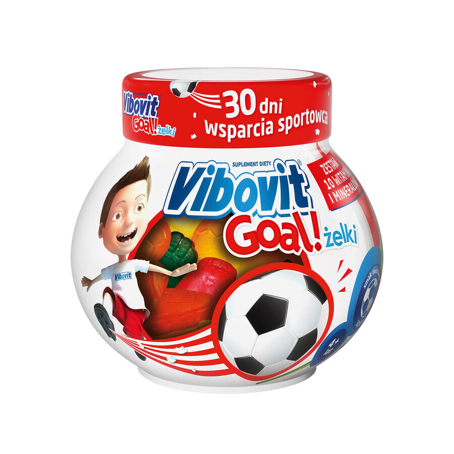 Vibovit Goal Gelcaps, oltre i 4 anni, gusto frutta, 30 pezzi