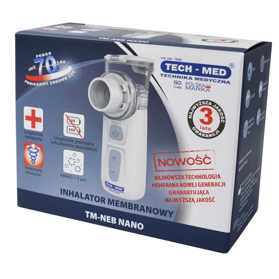 Tech-Med TM-NEB Nano, inhalator cu membrană