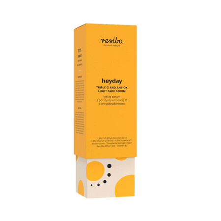 Resibo Heyday, ser ușor cu vitamina C triplă și antioxidanți, 30 ml