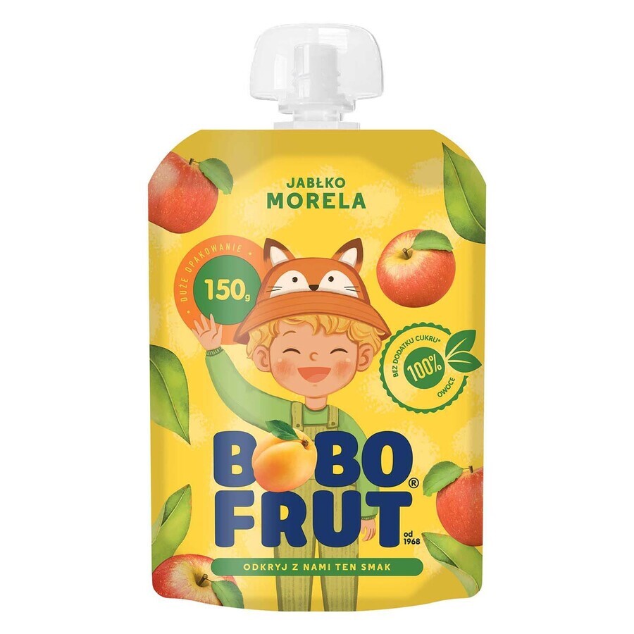 Bobo Frut Fruit mousse in a tube, apple-deer, 1-3 years, 150 g