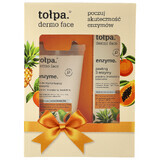 Set Tolpa Dermo Face Enzyme, Gel de spălare facială cu 3 enzime, 150 ml + Scrub facial cu 3 enzime, 40 ml