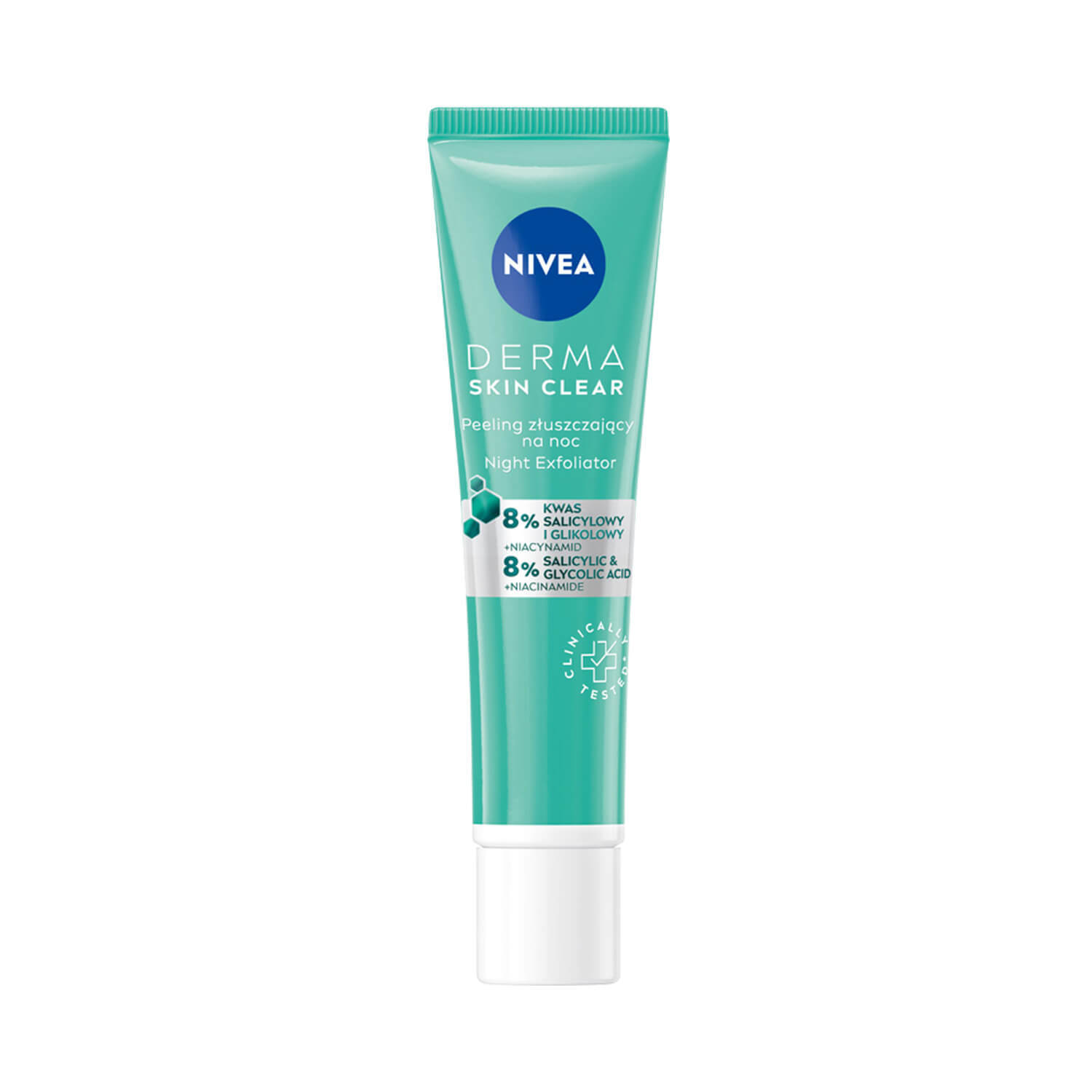 Nivea Derma Skin Clear, exfoliant de noapte, 40 ml