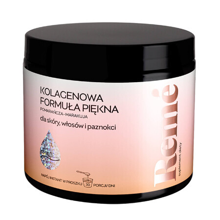 Reme Collagen Beauty Formula, aromă de portocale-maracuja, 150 g