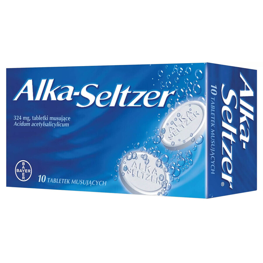 Alka-Seltzer 324 mg, 10 comprimate efervescente