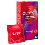 Durex Fetherlite Elite Extra Lubricant Thinner Condoms 12 Pack