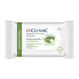 Cleanic Antibacterian, șervețele umede răcoritoare, biodegradabile, 15 bucăți