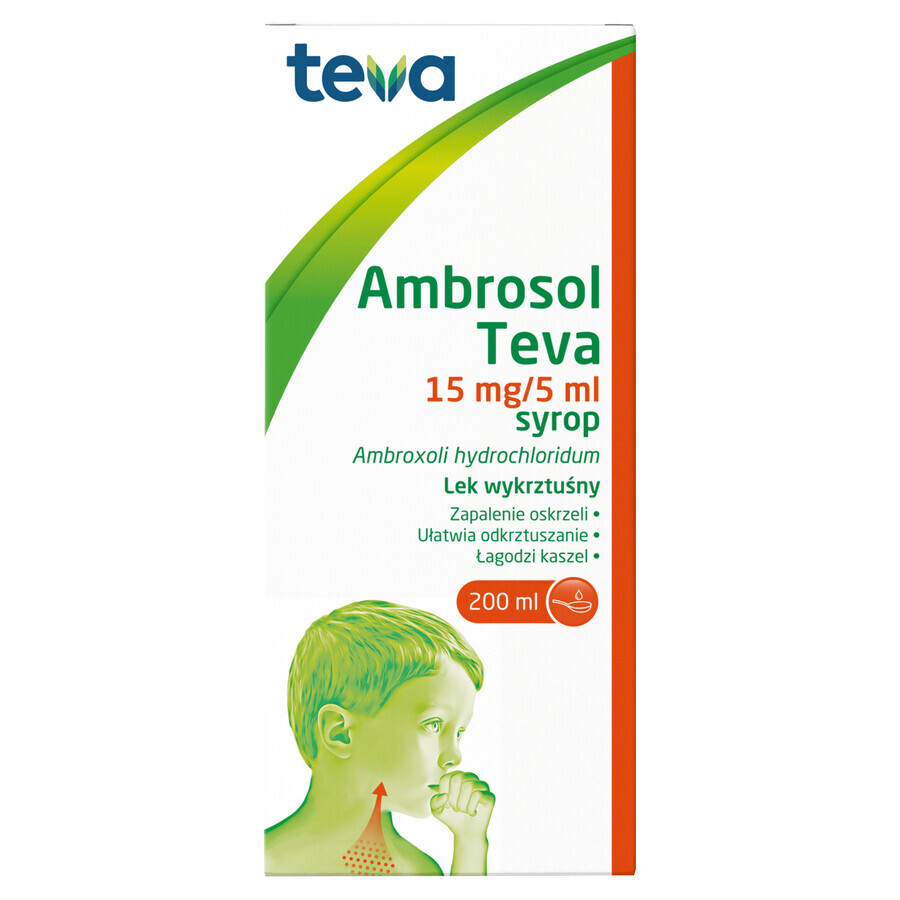 Ambrosol 15 mg/ 5 ml, sirop, 200 ml