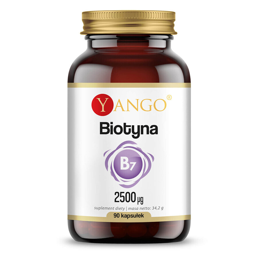 Yango Biotin 2500 µg, 90 gélules