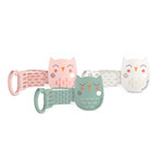 Suavinex Bonhomia Ribbon Pacifier Clip, Owl Pink, From Birth, 1pc