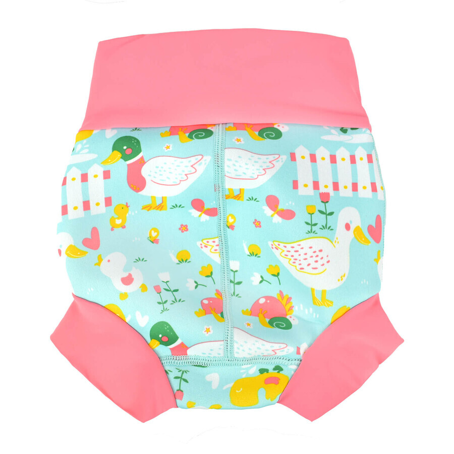 Splash About, Happy Nappy, pañal de natación, Patitos, 1-2 años, talla XL, 1 unidad