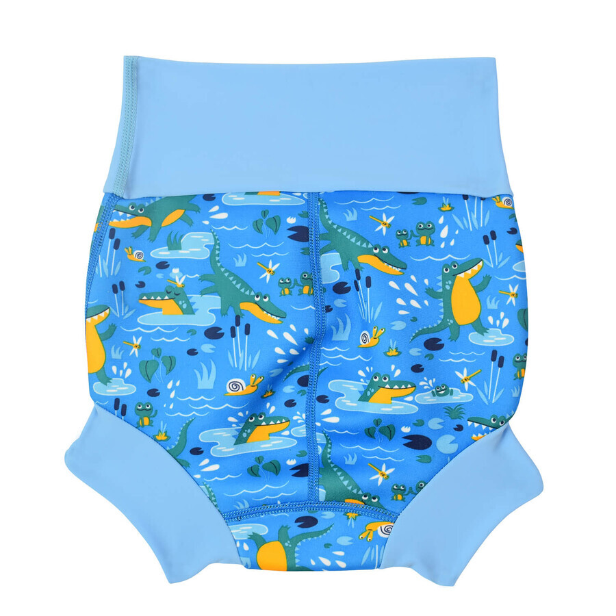 Splash About, Happy Nappy, couche de natation, Crocodiles, 3-6 mois, taille M, 1 pièce