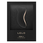 Lelo Sona 2 Black, masaj clitoris, sonic, negru